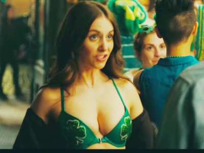 Happy St. Patrick's Day from Alison Brie (How To Be Single)