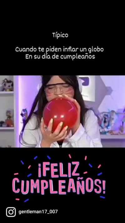 Cuando tu madre le dice a tu hermana mayor inflable el globo a tu hermana menor