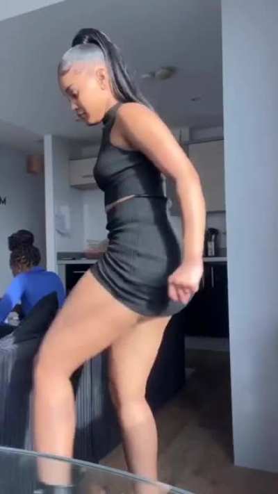 Very short.
