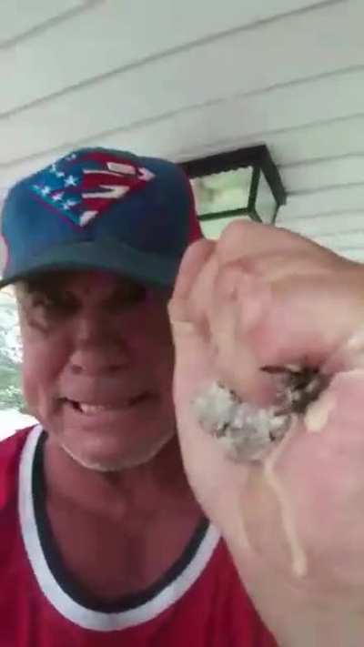 My buddy is a maniac... Just watch