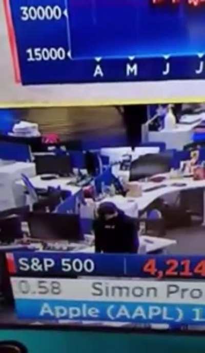 Meanwhile in CNBC HQ - Things just got out of hand
