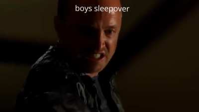 boys sleepover 💀