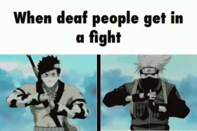 Hand sign fight ✇