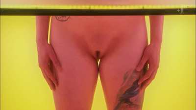 Pussy inspection on "Naked Attraction" gameshow