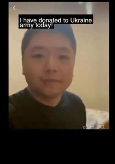 A Chinese citizen being stuck in Ukraine send a message to their governments and people back home about this nonsense war