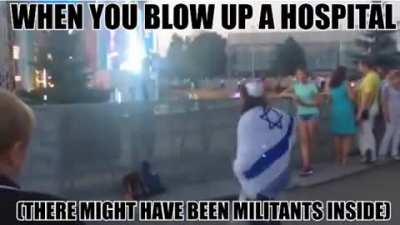 We have killed of at least 7 kid&mdash;- I mean potential enemy recruits by striking a residential building 😎😎😎