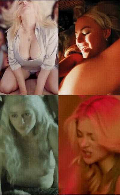 Pick a Night: Billie Eilish on top, Margot Robbie on her back, Emilia Clarke from behind or getting pegged by Chlo&euml; Grace Moretz