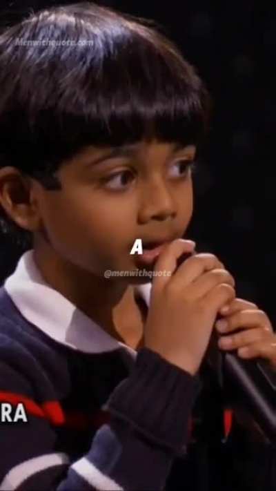 This 6 year old kid 1st grader asked to spell 