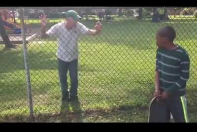 40 year old male karen harassing 14 year old skater
