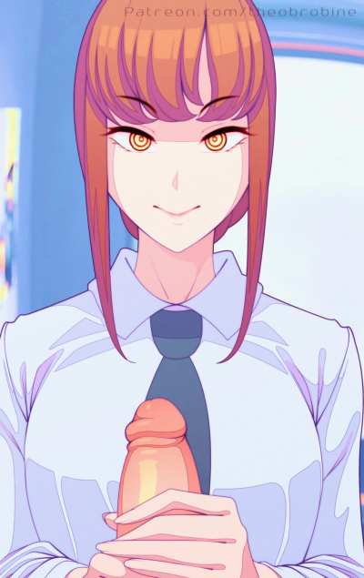 Makima handjob