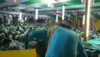 [Debjani Bhattacharya] Listen to a ISLAMIC JALSA of Abbas Siddiqui in WestBengal. He's singing&mdash;"those who follow my NABI as leader, can't further follow KAFIRS like CONGRESS, CPM or BJP leaders. One man can't follow two leaders."
