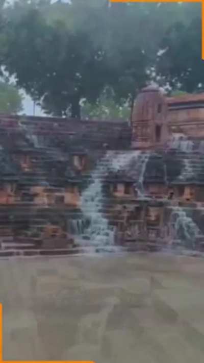 [PM Narendra Modi] Modhera&rsquo;s iconic Sun Temple looks splendid on a rainy day 🌧! Have a look.