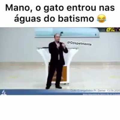 Ele aceitou Jesus e se batizou 🙏