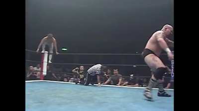 15 years ago today, Giant Bernard and Hiroshi Tanahashi faced off for the vacant IWGP Heavyweight Championship. Tanahashi would go on to win the title for the first time in his career. It was also on that day that he said his catchphrase &ldquo;Aishitemasu&rdquo; (I 