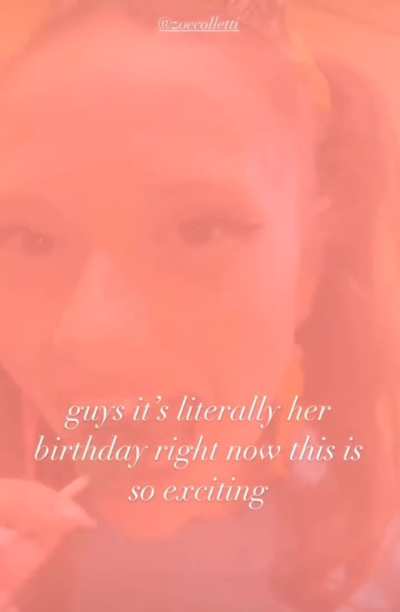 Happy Birthday Zoe