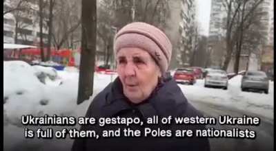 Opinia rosyjskiej starszej kobiety na temat wojny, Poolski i Polak&oacute;w