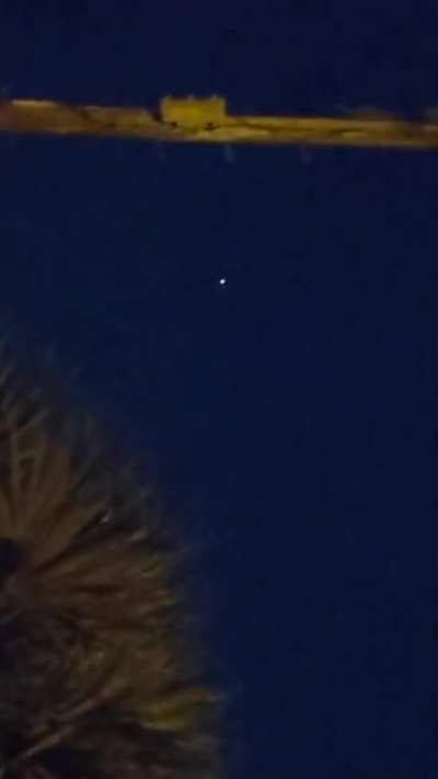 UFO spotted over San Antonio, Texas. November 5th, 2020