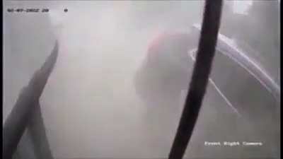 Chaotic crash