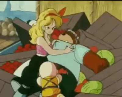 I don&rsquo;t know why but this gif au Launch yeeting Krillin makes me cry laugh every time