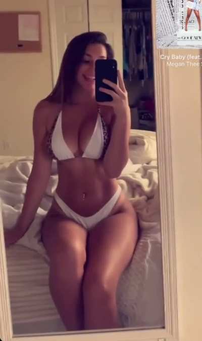 Bikini in bed