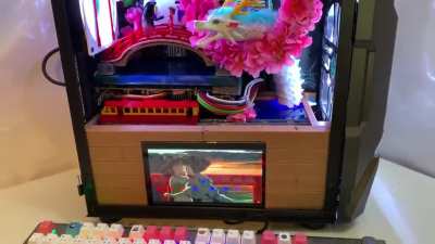 Spirited Away themed computer I was commissioned to make. How did I do?