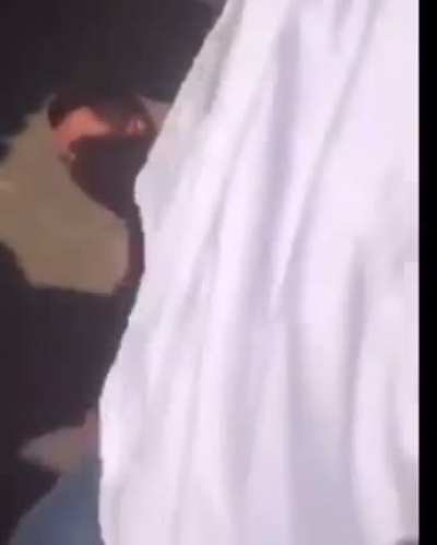 Brutal neck slam