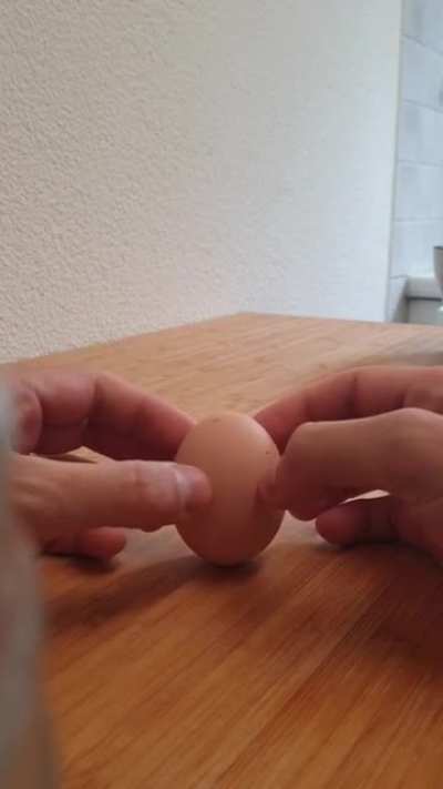I can make eggs stand