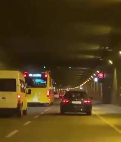 I hope "Idiots ON cars" is alright aswell. Happened in Berlin.