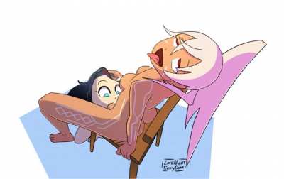 Wooden chair BJ (Artist: Latenightsexycomics)