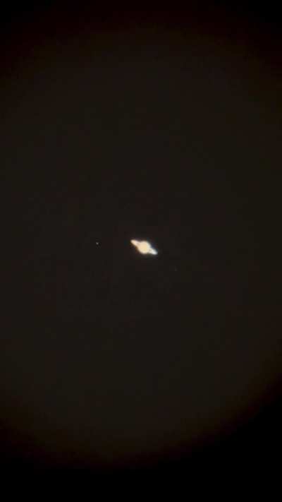 Last night&rsquo;s rare Supermoon and Saturn conjunction. Slightly long video but stick to the end!