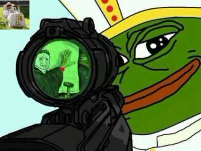 As you can see Luther, I have depicted you as Wojak, as the Catholic Church is depicted as Pepe the frog