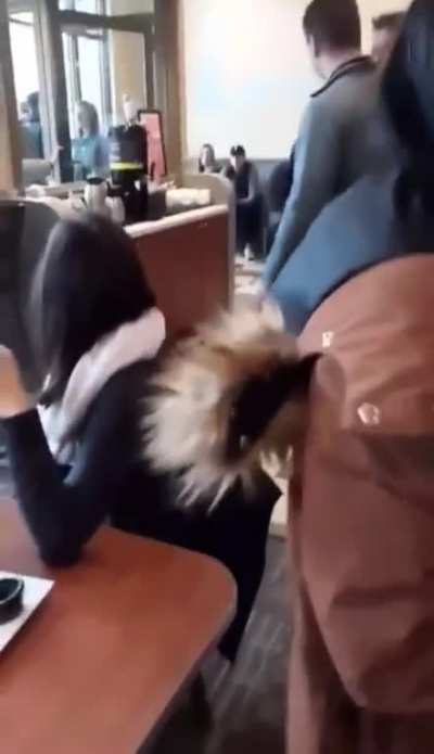 Cable news zombie loses his sh*t in an American restaurant after being asked to leave