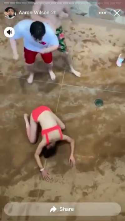Kerfuffle at the pool