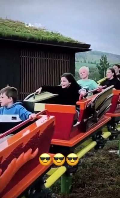 Our son took a rollercoaster alone for the first time yesterday and we were a bit worried he would be scared out of his mind&hellip;