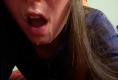 Got a facial but we weren&rsquo;t done. I still needed to cum 😏💦 (f) OC