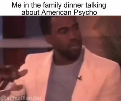 Me talking about American Psycho