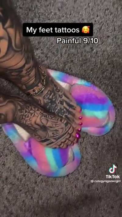 Feet tattoos