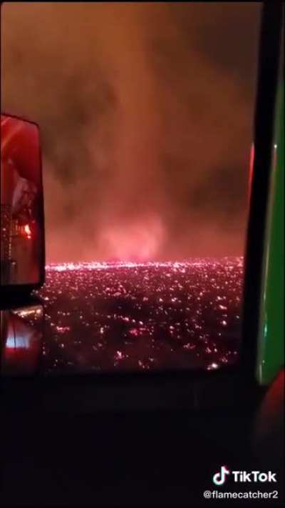 Yup&mdash; that's a fire tornado looking like something from the prince of egypt. mfs gon' have to stop doing gender reveals for good.