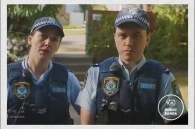 I don't answer questions!! The perfect way to talk to the police.
