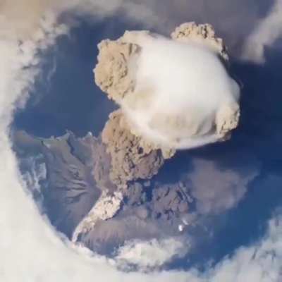 Sarychev Volcano Eruption from the International Space Station