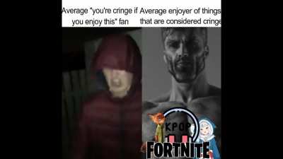 This goes for all the furry, fortnite, kpop vtuber or whatever fans out there. Stay strong kings.