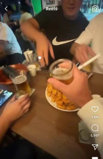 Friends showing love