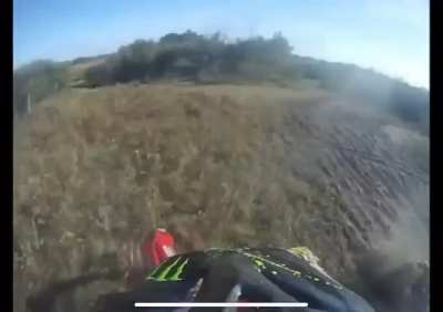 HMFT after I walk my dog on a motocross track