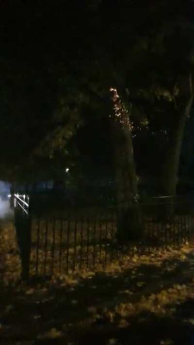 Hit in the face with a firework - Leeds