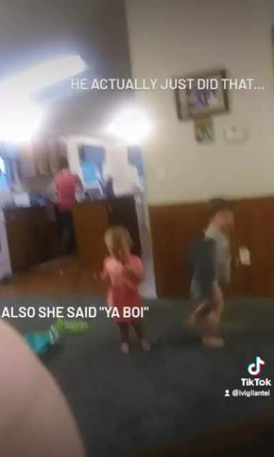Perfectly cut "yeah boi"