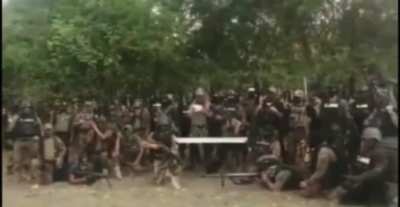 Cjng with a message in Michoacan to Carteles Unidos and the people there. They also name the candidates who protect them. And say we coming for everyone who helps them. Also they say they dont charge quotas or extort bla bla bla