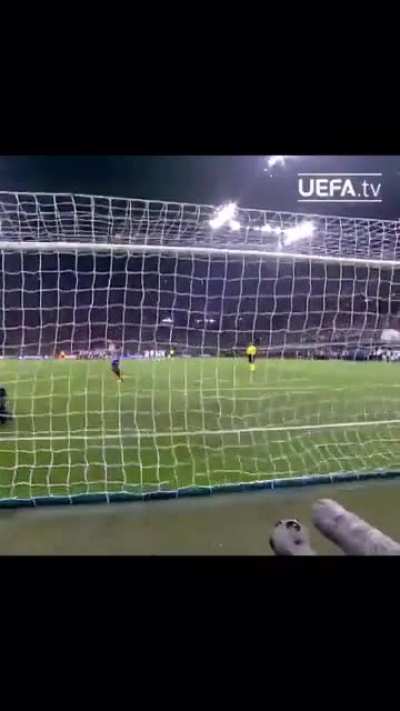 2016 final penalty shoot-out.. Our 11th Champions. Stolen from UEFA Twitter.