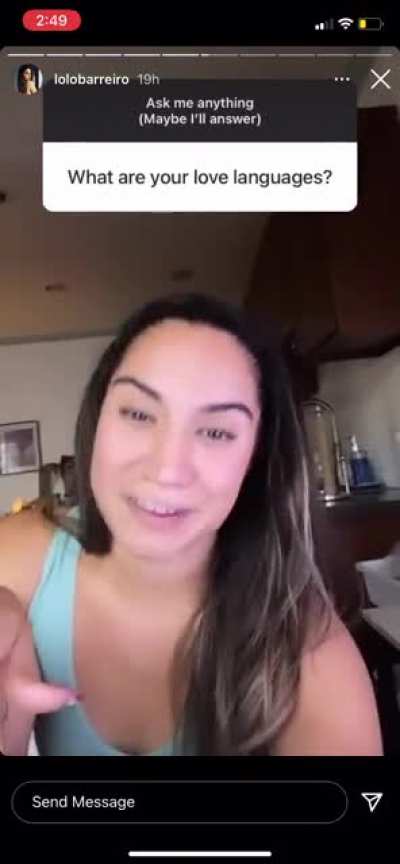 She’s doing a Q&A on IG right now! Ask her some good questions boys!! Someone needs to ask her if she really had sex with 100 men 😂