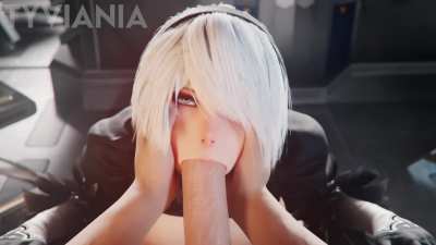 2B Blowjob (Tyviania) [Nier Automata]