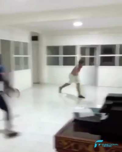 Epic indoor battle 😂
